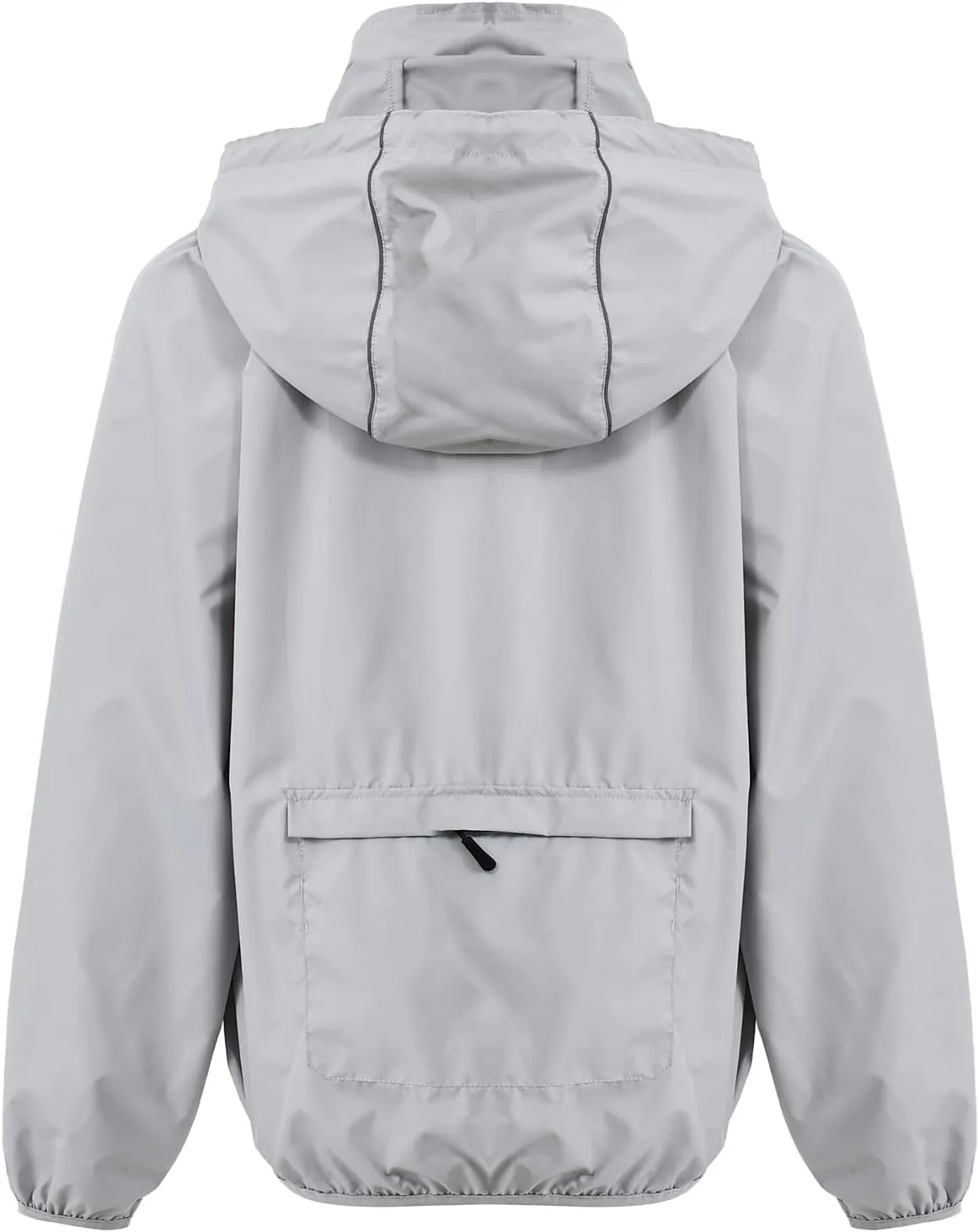 Spmor Women's Lightweight Waterproof Jacket Packable Windbreaker Running Coat