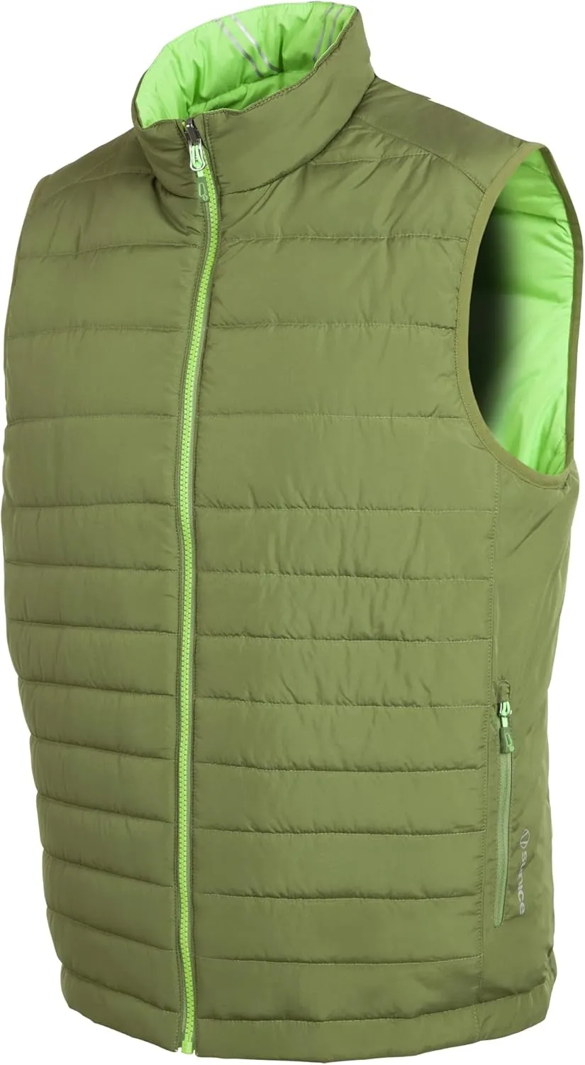 Sunice Athletic Apparel - Michael Men's Ultra-lightweight Water Repellent Windproof Insulated Thermal Reversible Vest