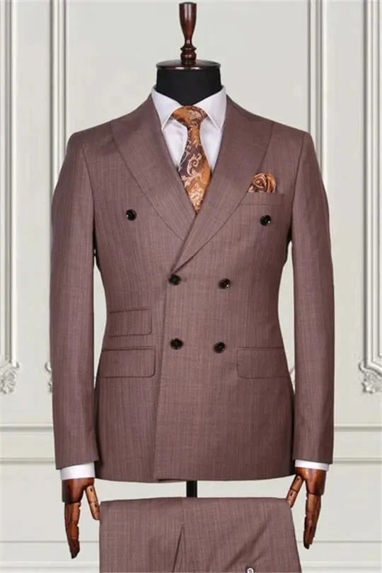 Suzhoufashion Classic Black Two Pieces Slim Fit Men Suits For Business