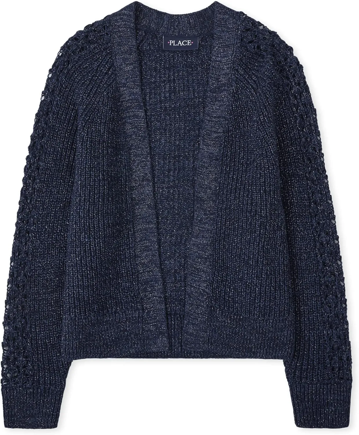 The Children's Place Girls' Long Sleeve Open Front Knit Cardigan
