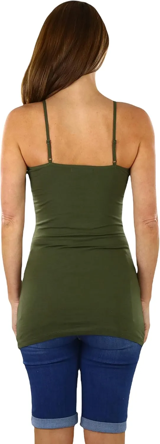 ToBeInStyle Women's Adjustable Spaghetti Strap Basic Cami