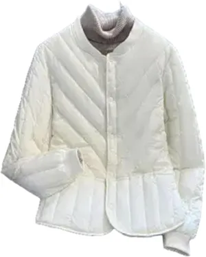 Winter Short Liner Down Padded Jacket WomenVelvet Thick Warm Cotton Clothes Female Slim Coat