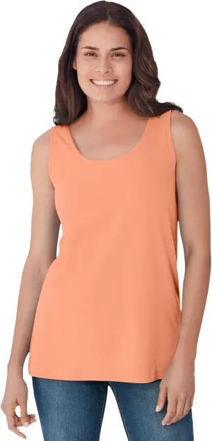 Woman Within Plus Size Scoopneck Tank