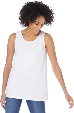 Woman Within Plus Size Scoopneck Tank
