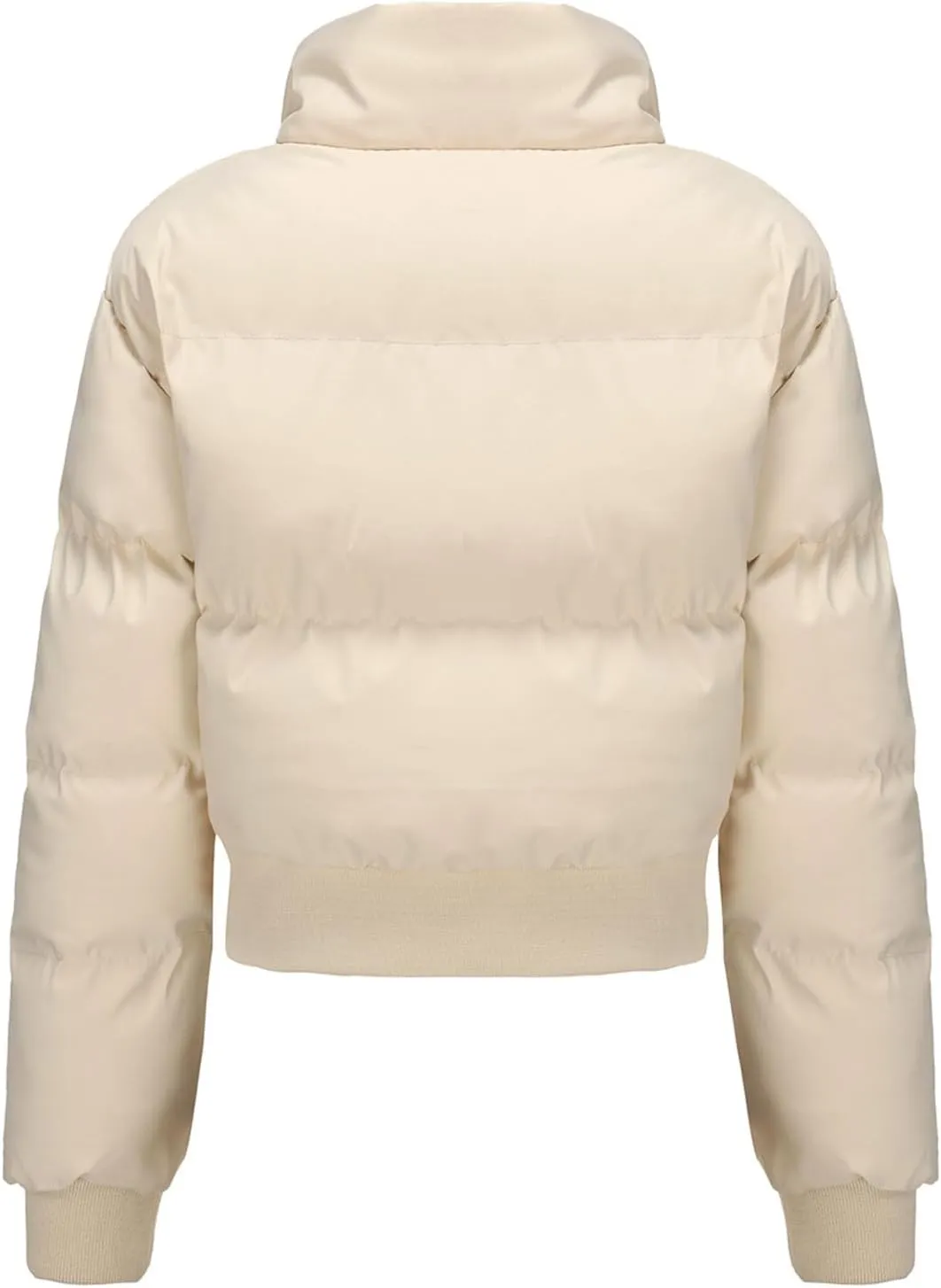 Women Cotton-Padded Jacket Short Cropped Jacket Loose-fit Down Serve Student Fashion Coat Women's Clothing