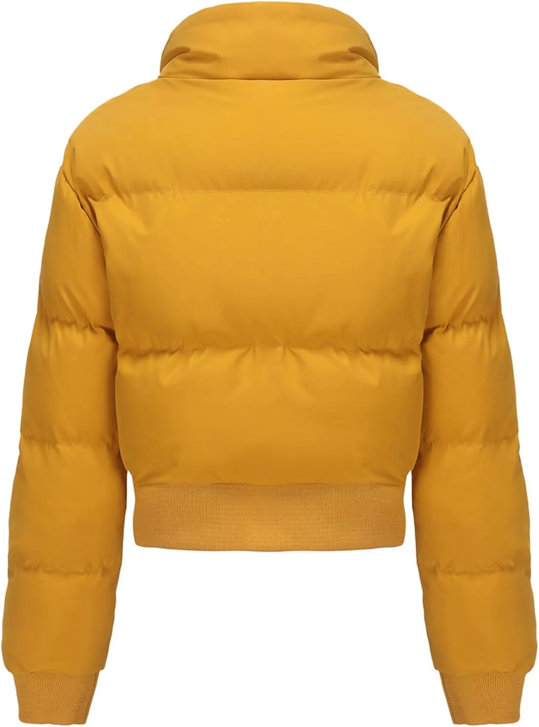 Women Cotton-Padded Jacket Short Cropped Jacket Loose-fit Down Serve Student Fashion Coat Women's Clothing
