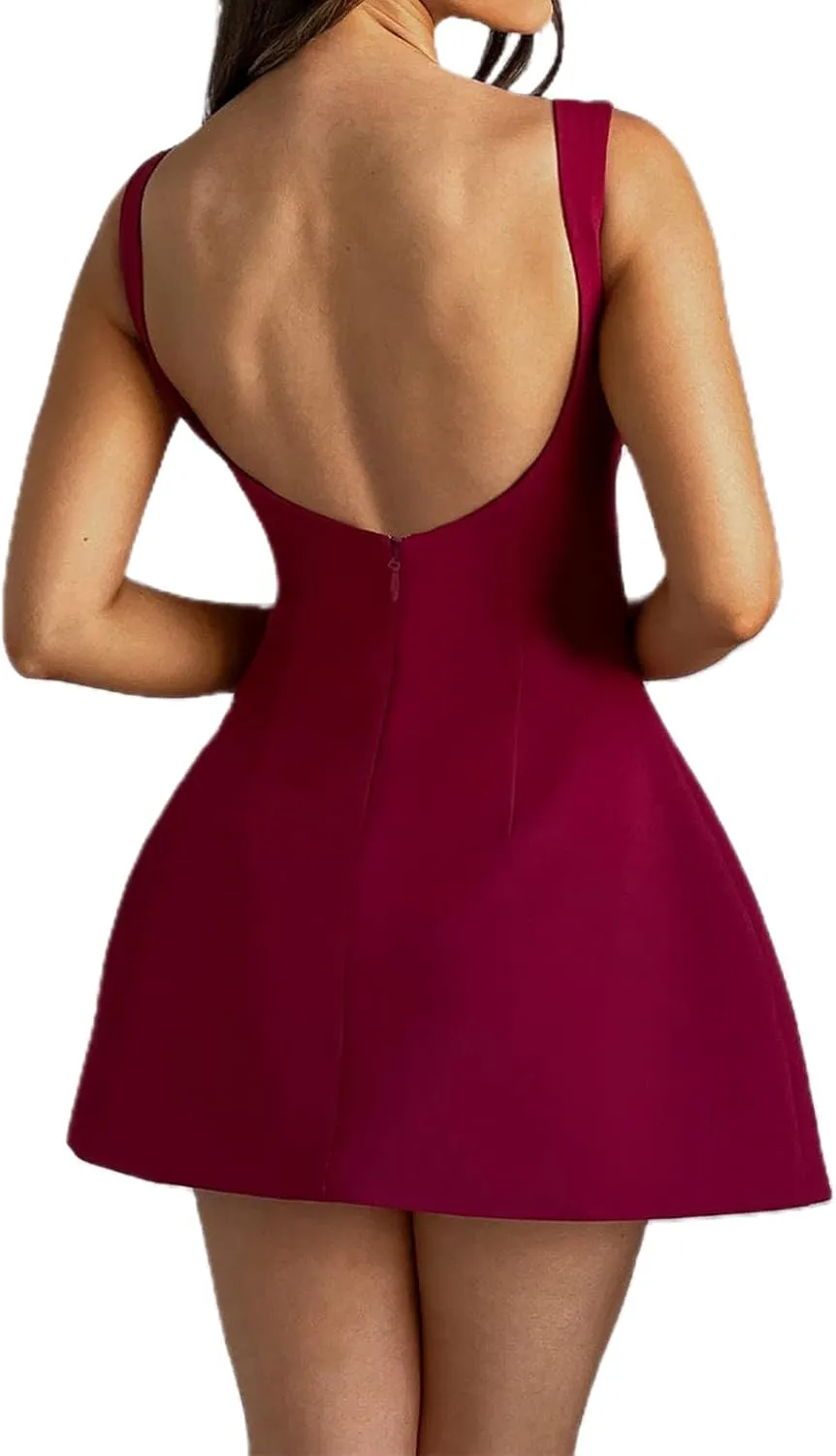 Women Floral Printing Sleeveless Mini Dress Off Shoulder Deep V Neck Slim Spaghetti Strap Bodycon Short Sundress