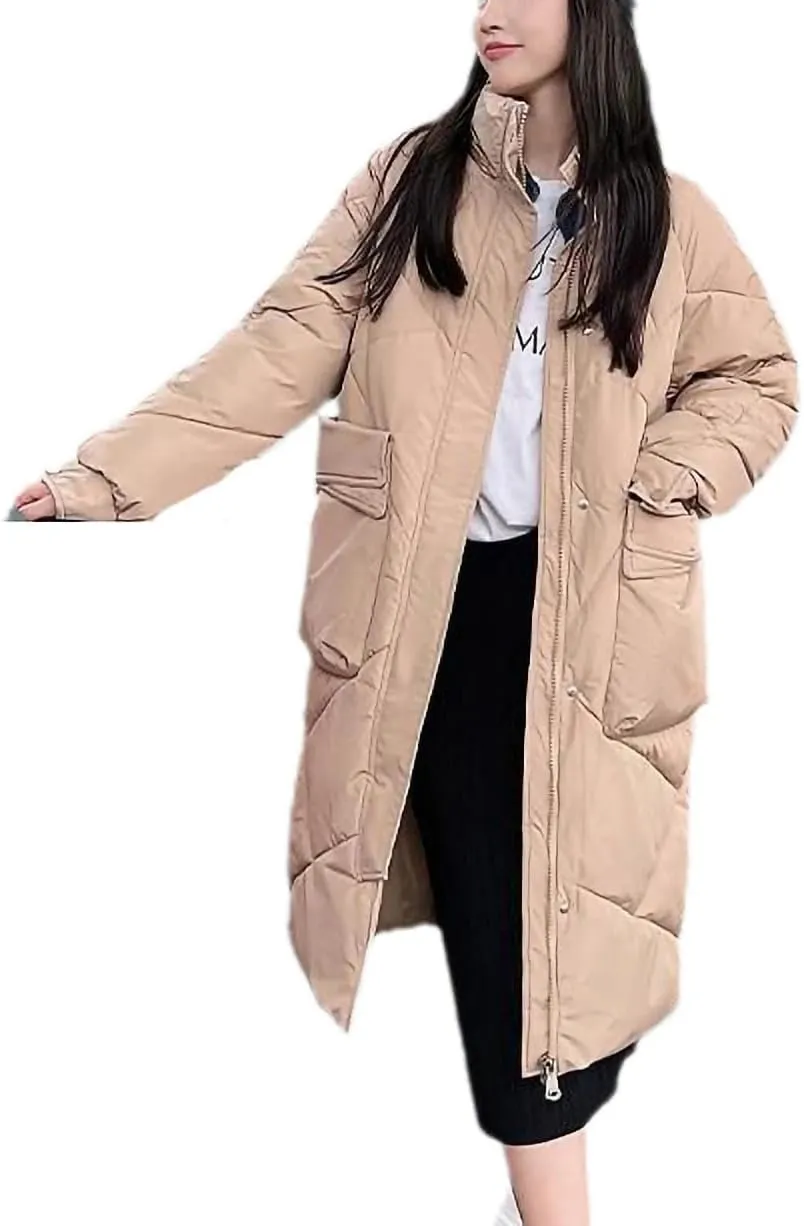 Women Overcoat Thick Down Cotton Padded Long Coat Female Winter Jacket Plus Size Casual Loose Hooded Puffer Parkas