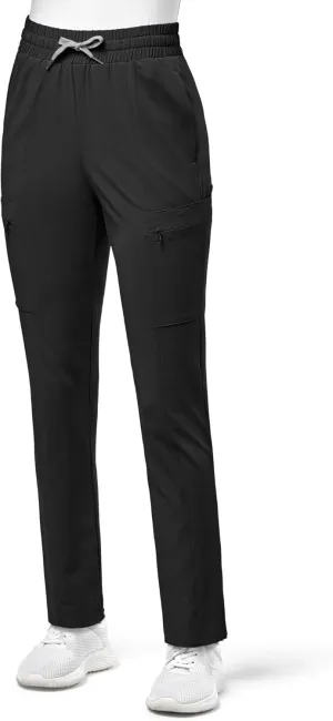 WonderWink Women's High Waist Slim Leg Scrub Pant