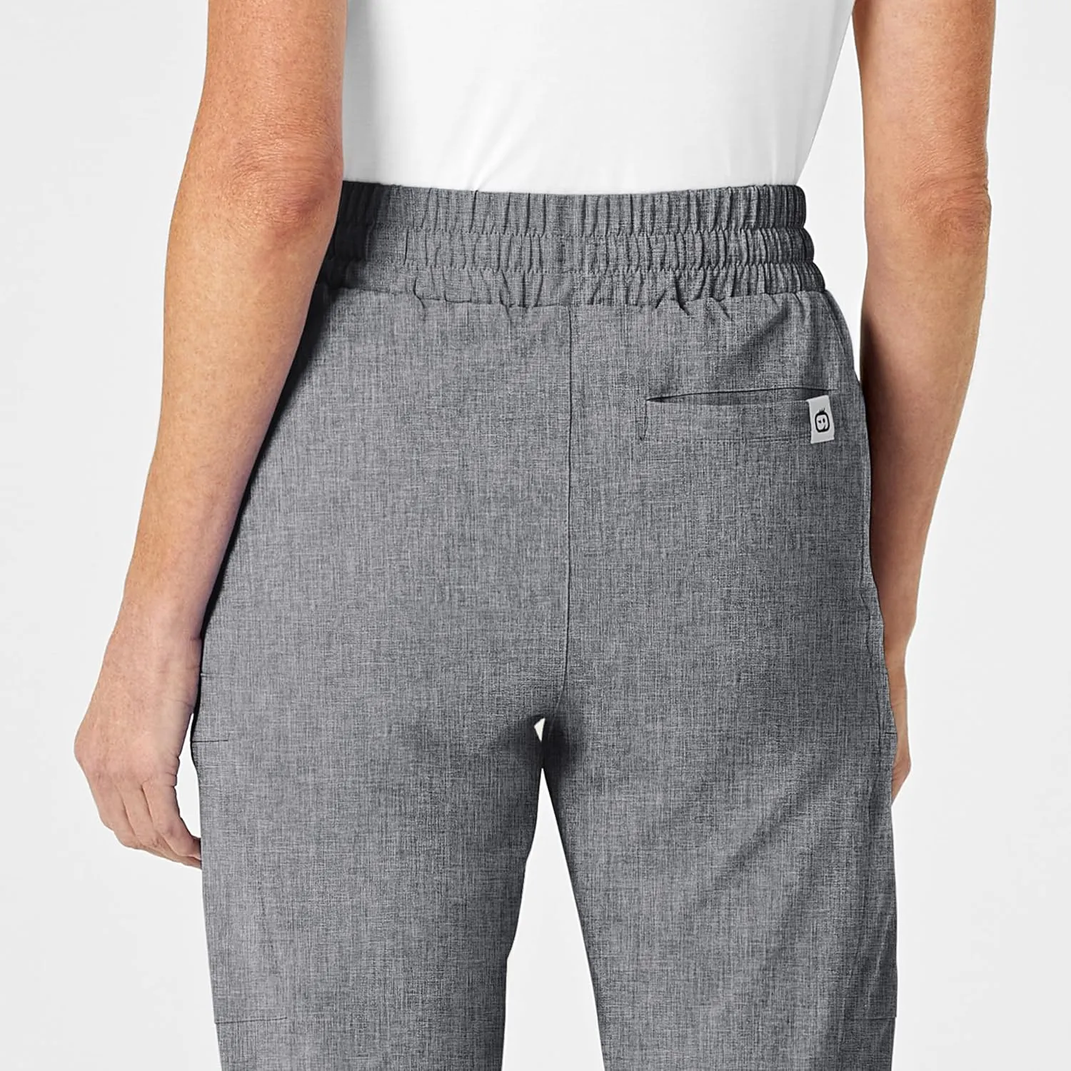 WonderWink Women's High Waist Slim Leg Scrub Pant