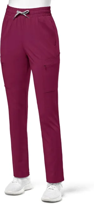 WonderWink Women's High Waist Slim Leg Scrub Pant