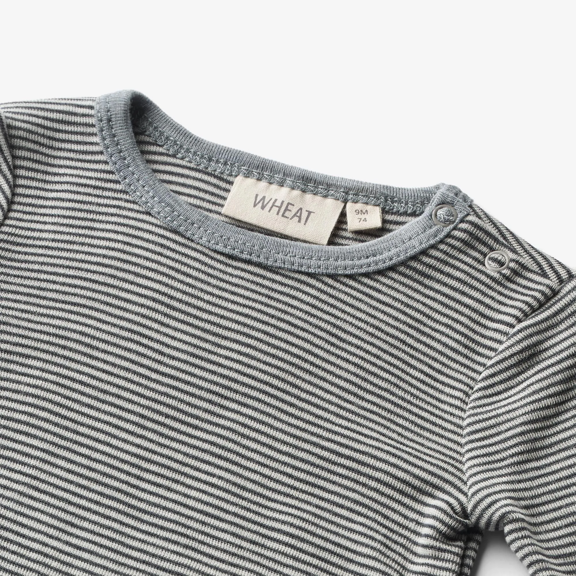 Wool Body L/S Lucca - navy stripe