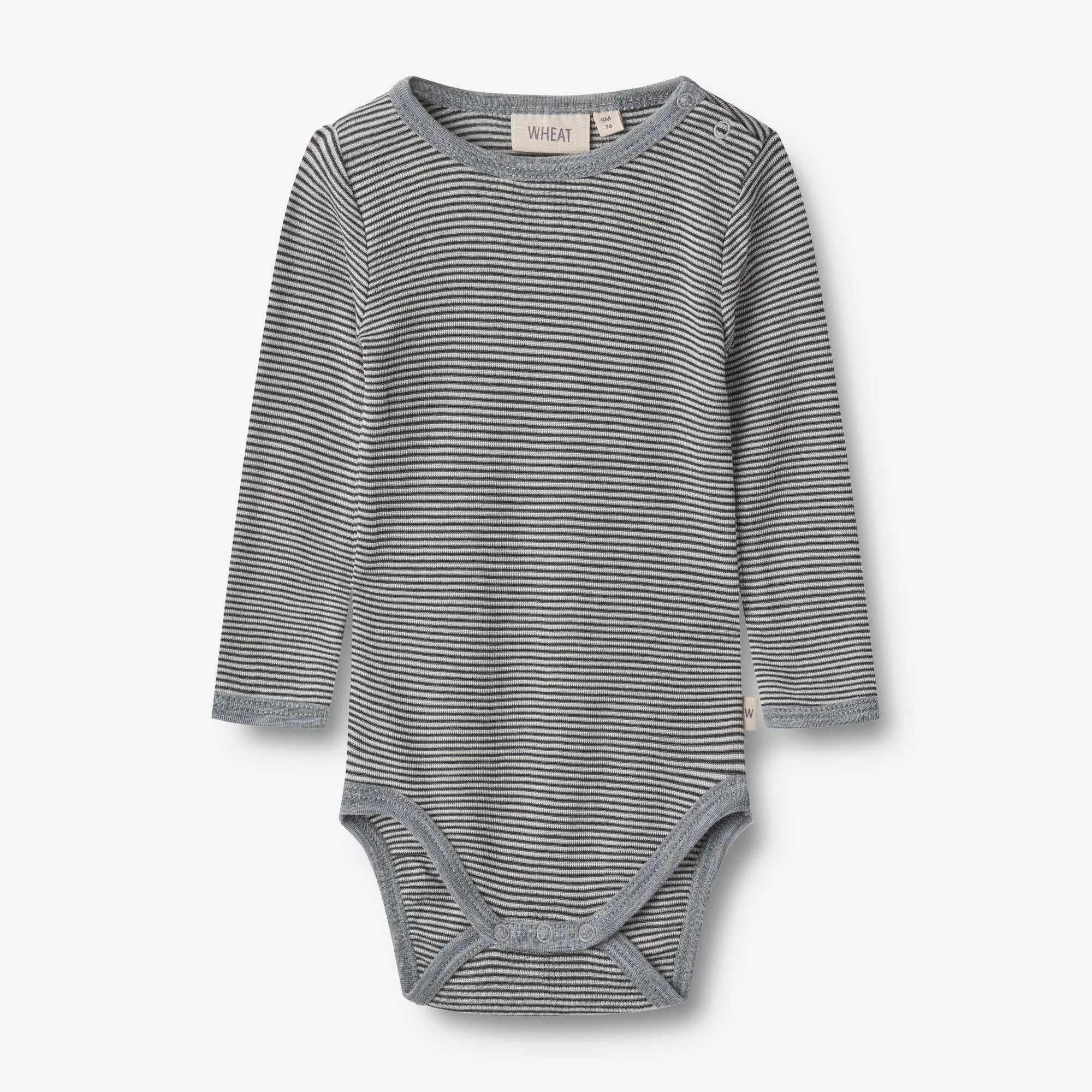 Wool Body L/S Lucca - navy stripe