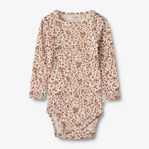 Wool Body L/S Lucca - rose flowers