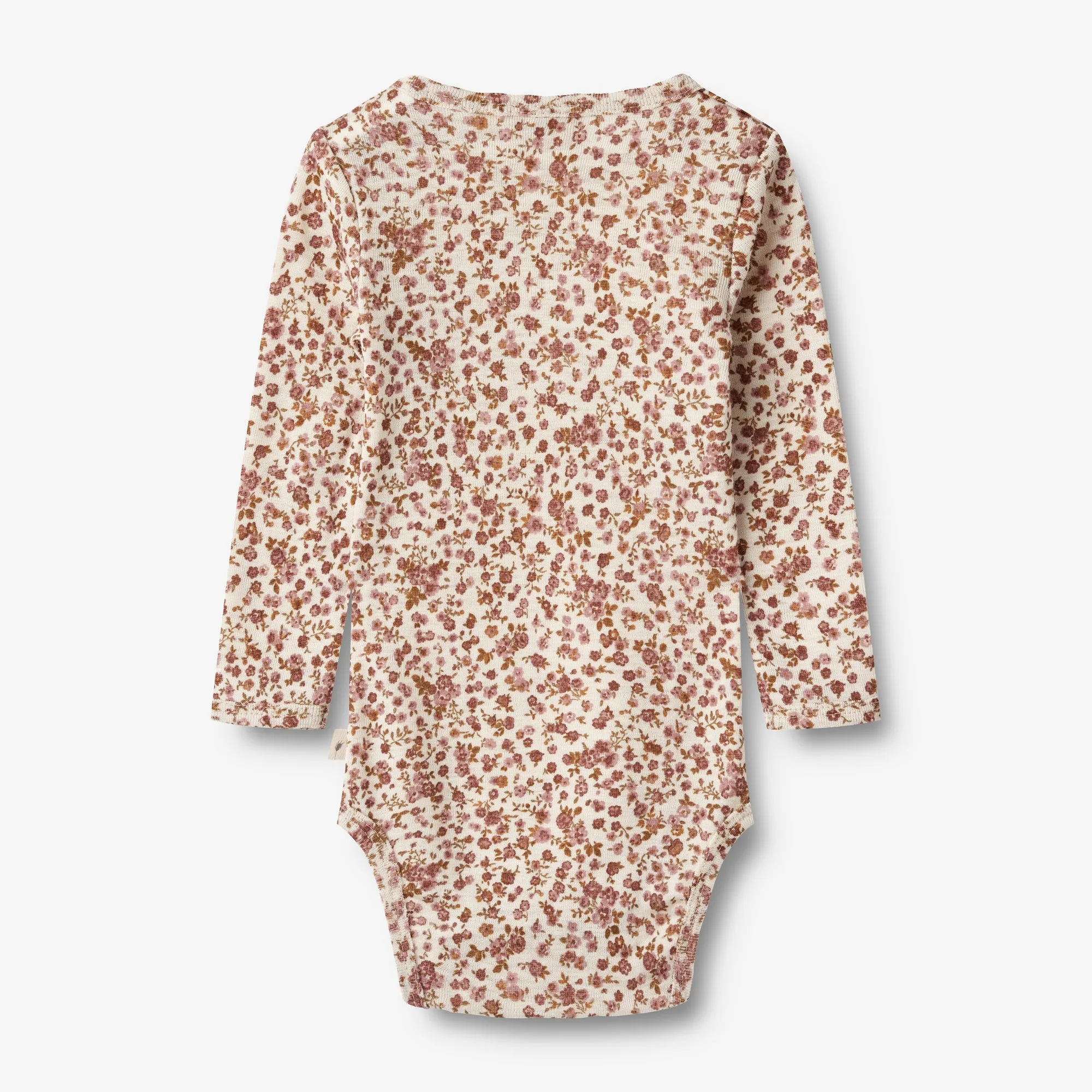Wool Body L/S Lucca - rose flowers