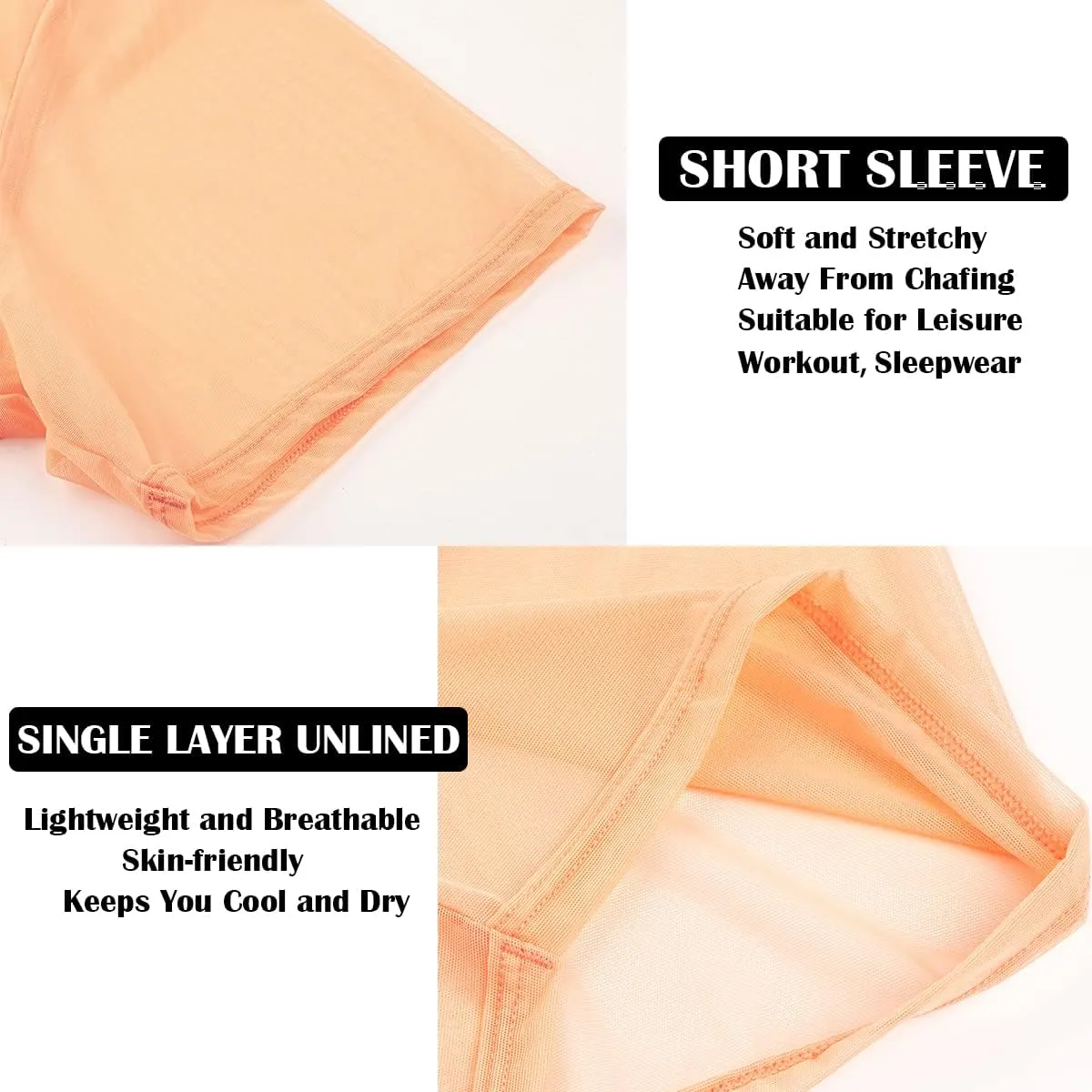 YINYOUYU Mens Mesh Shirt See Through Top Sexy Muscle Tee Lounge Short Sleeves Sheer Breathable T-Shirt Clubwear